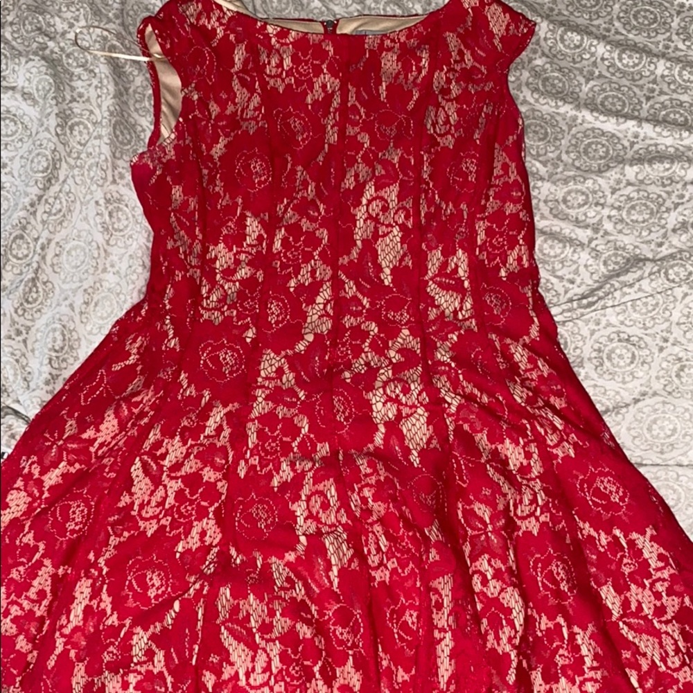 Girls red dress